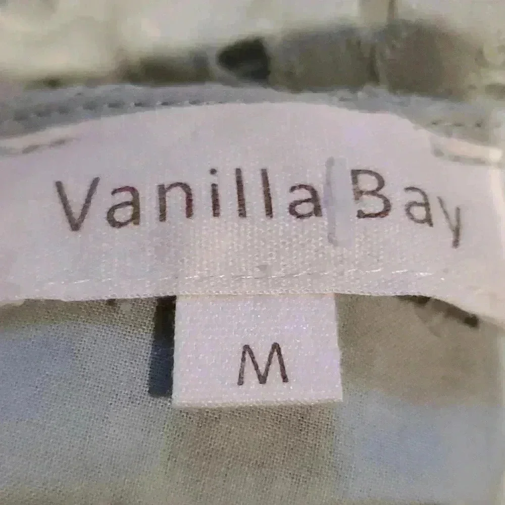Vanilla bay eyelet green sage dress - Picture 5 of 8
